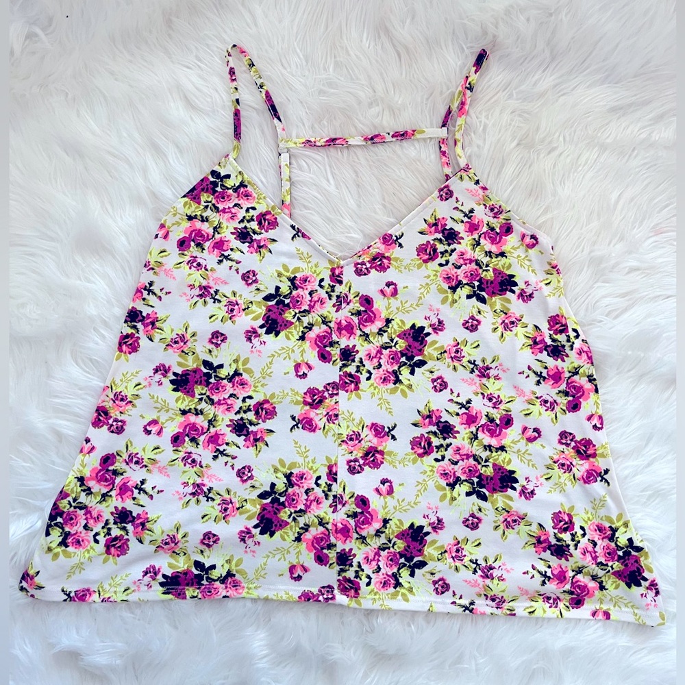 Bright Floral Tank Top